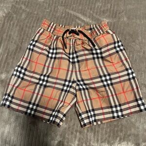 Burberry Kids Bathing Suit - Tan, Black, and Red- Size 6